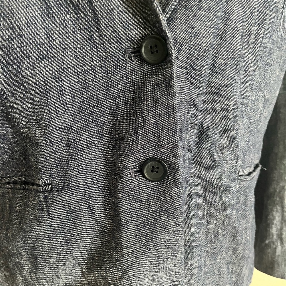 Banana Republic Linen Chambray Blazer - Picture 3 of 9
